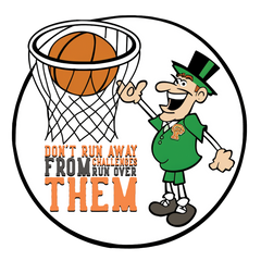 Basketball - Conquer challenges, don't shy away sticker