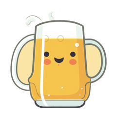 Beer - my best companion sticker