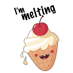 Corn Ice Cream - Delight in the melt-away sweetness sticker