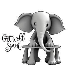 Elephant Hugs - Healing Wishes Stickers