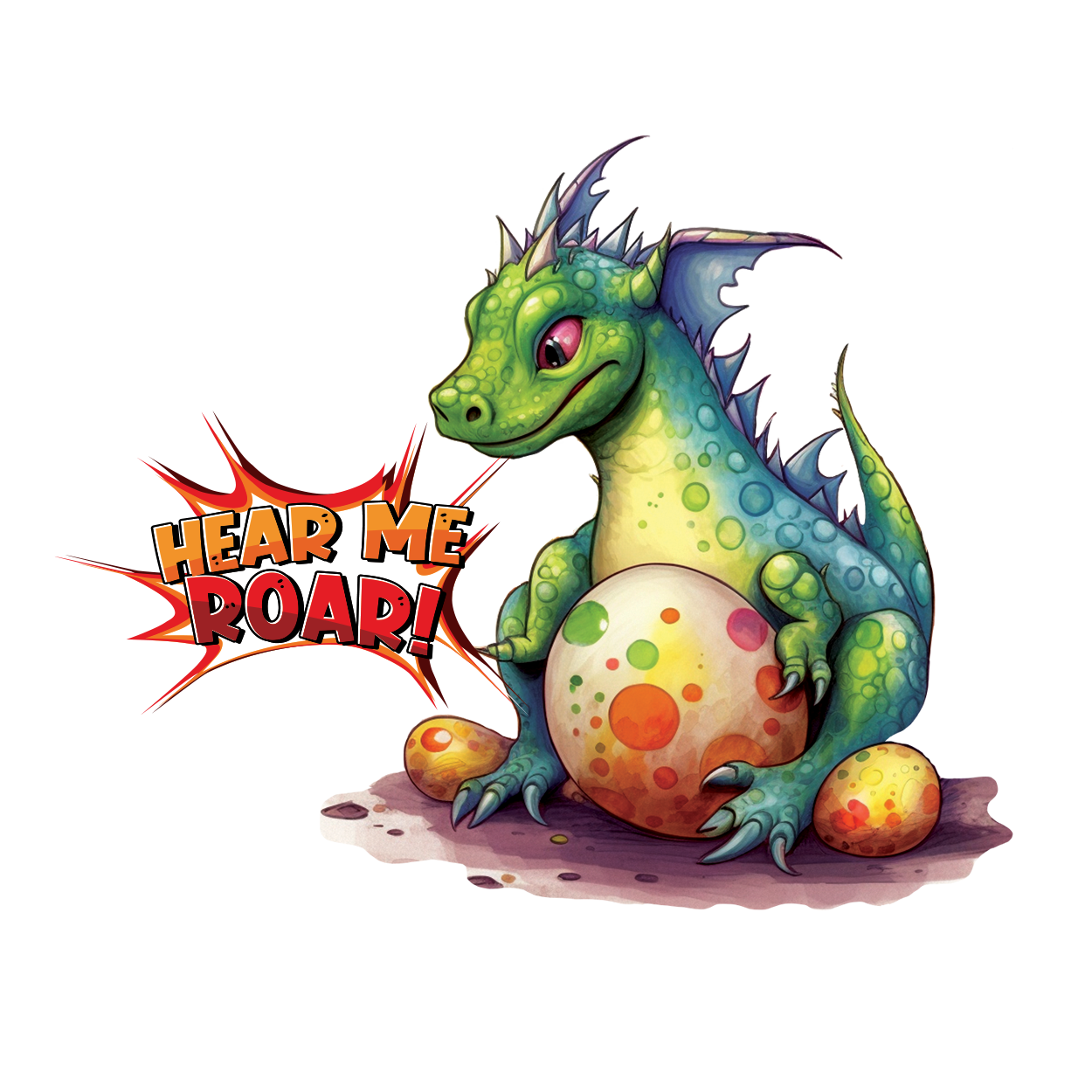 Dragon - Hear me roar in the world of fantasy sticker