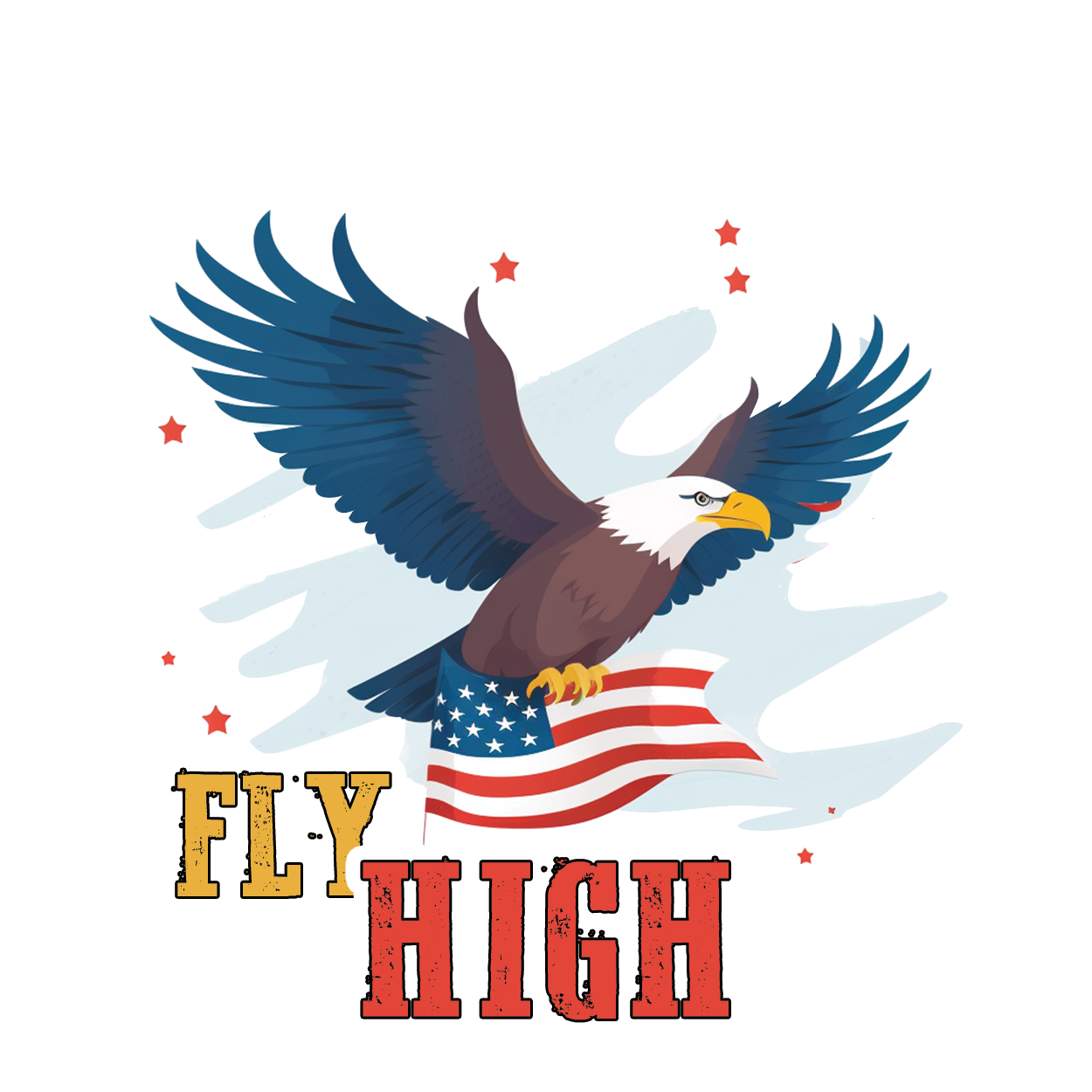 Eagle - Soar high in the sky sticker