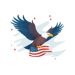 Eagle - Soar high in the sky sticker