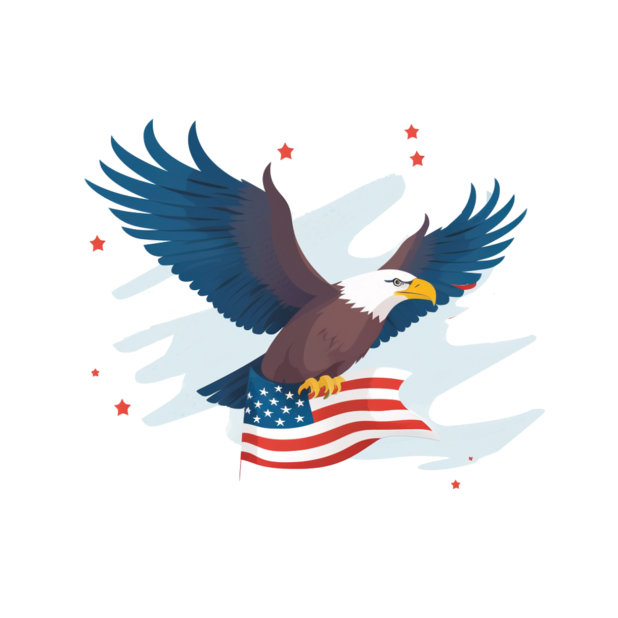 Eagle - Soar high in the sky sticker