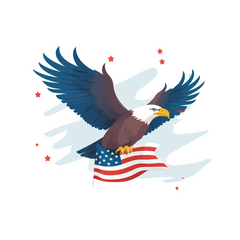 Eagle - Soar high in the sky sticker