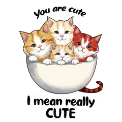 Adorable Quartet - You Are Cute, I Mean Really Cute! Sticker