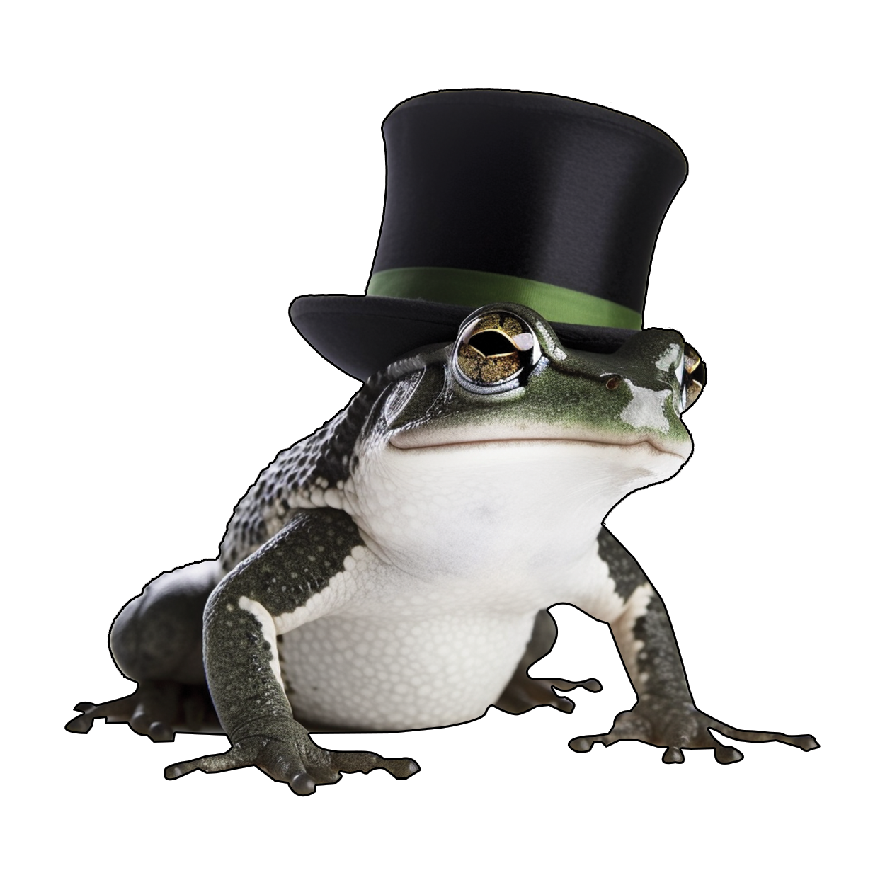 Frog - Leaping towards freedom sticker