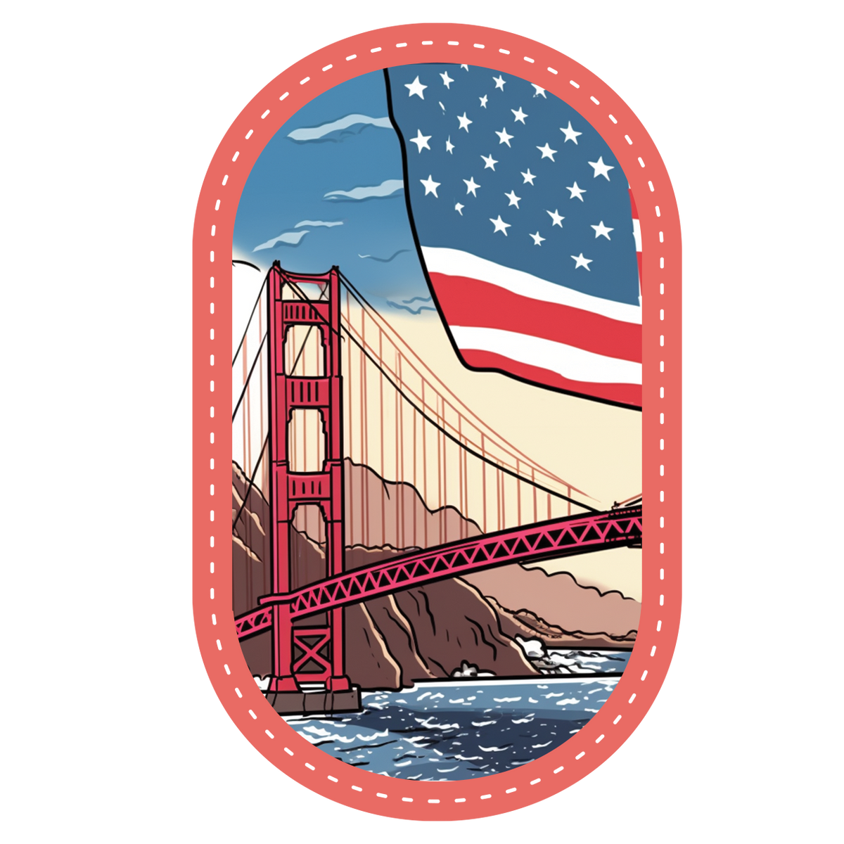 Golden Gateway - San Francisco Stickers