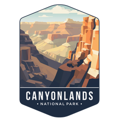 Grand Canyon - Experience the grandeur of Canyon Lands National Park sticker