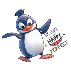 Joyful Waddles - Happy Penguin Stickers