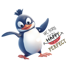 Joyful Waddles - Happy Penguin Stickers