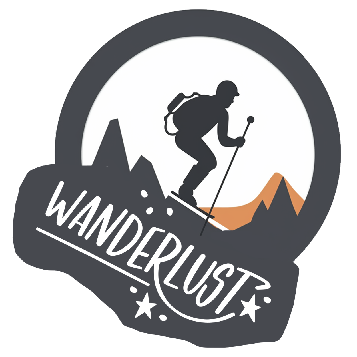 WanderHike - Adventure Enthusiast Stickers