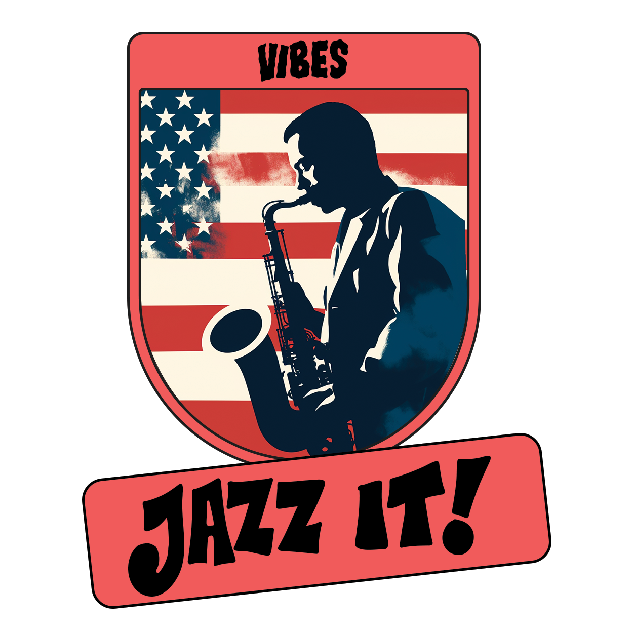 Jazz Grooves - Vibes & Jazz It Stickers