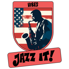 Jazz Grooves - Vibes & Jazz It Stickers