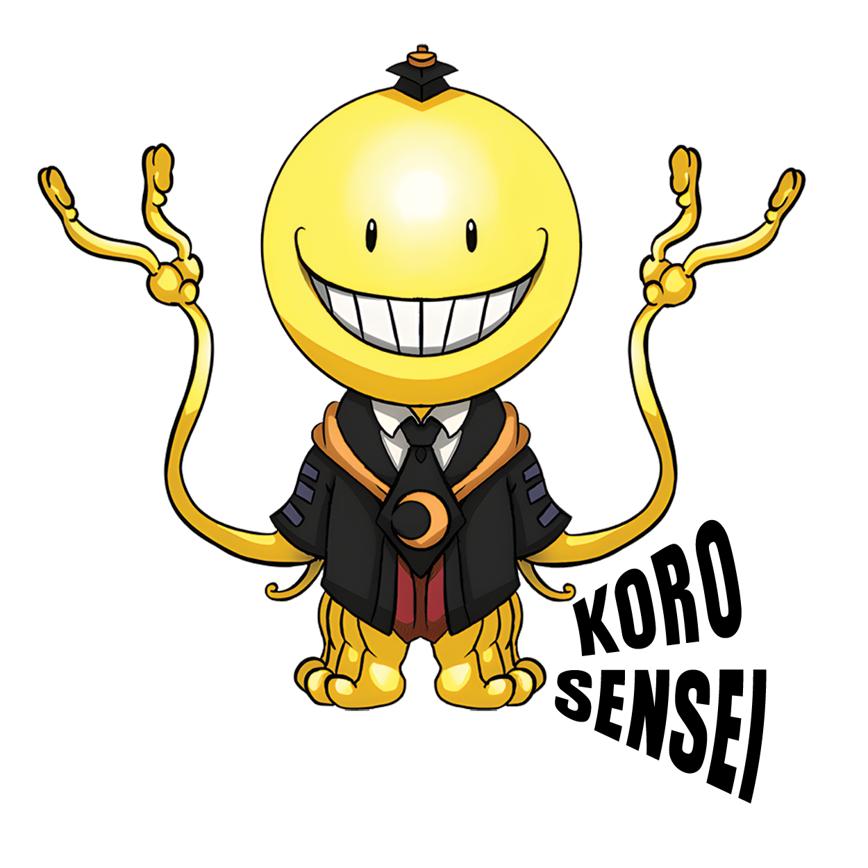 Sonic Smile - Koro Sensei Stickers