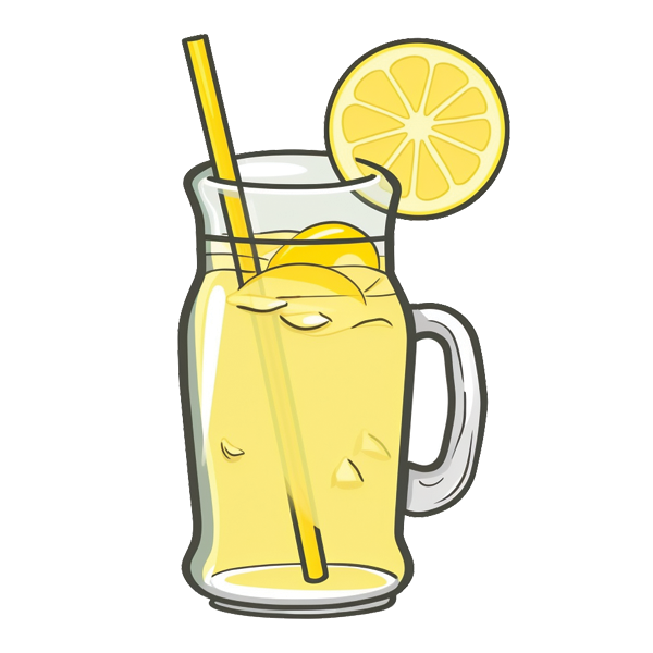 Lemonade - Sip and smile with refreshing sweetness sticker