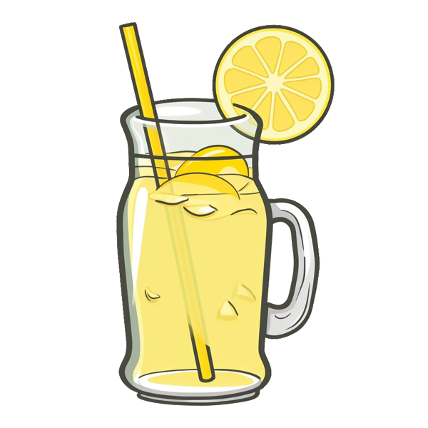 Lemonade - Sip and smile with refreshing sweetness sticker