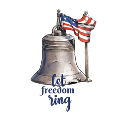 Liberty Bell - Echoing the sound of freedom sticker