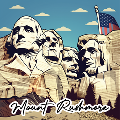 Monumental Icons - Mount Rushmore Stickers