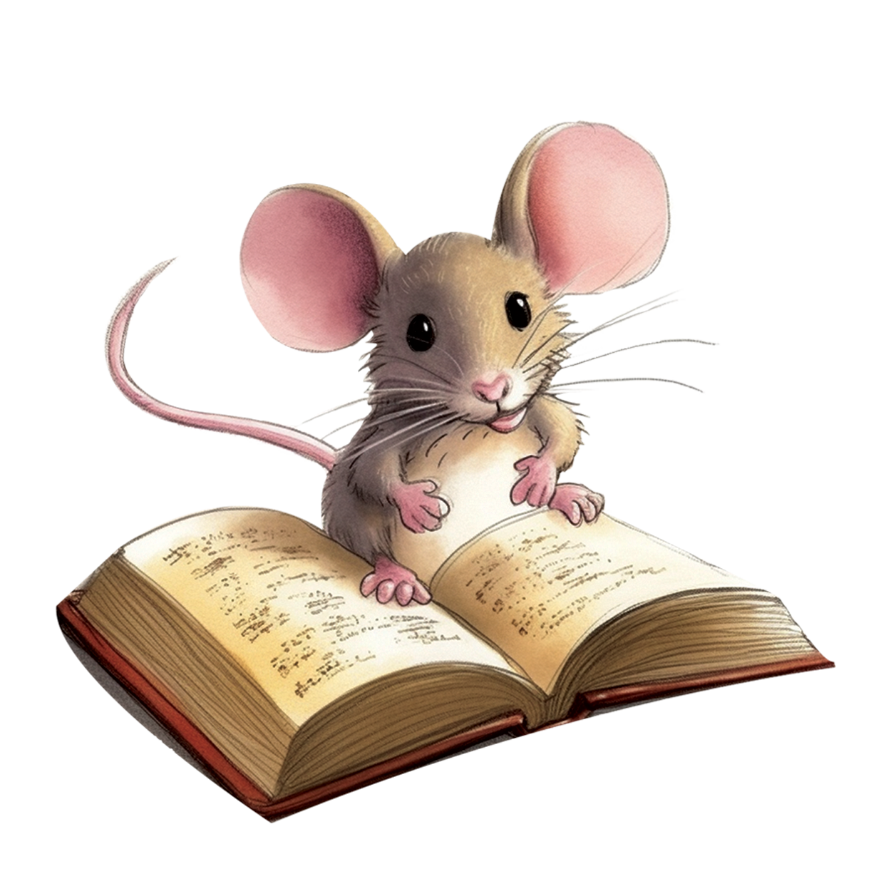 Bookworm Mouse - Reading Zone Stickers