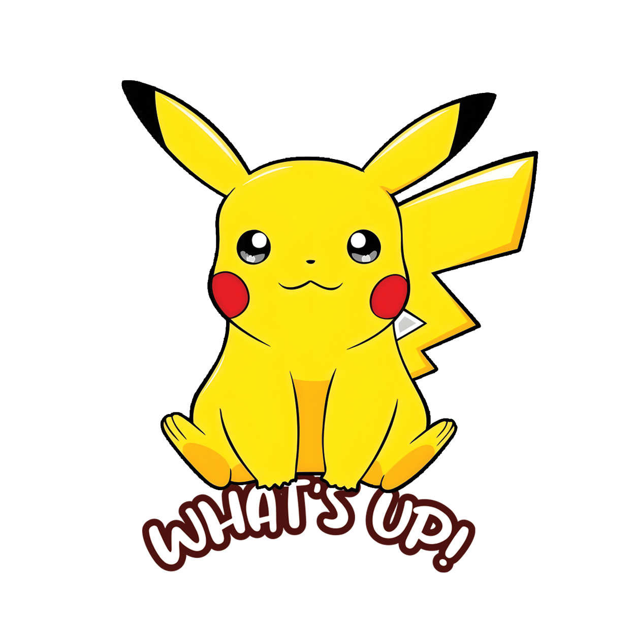 PikaChatter - What's Up Pikachu Stickers