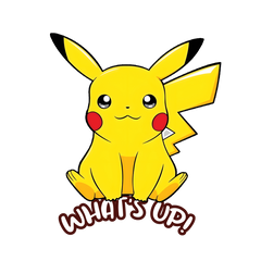 PikaChatter - What's Up Pikachu Stickers