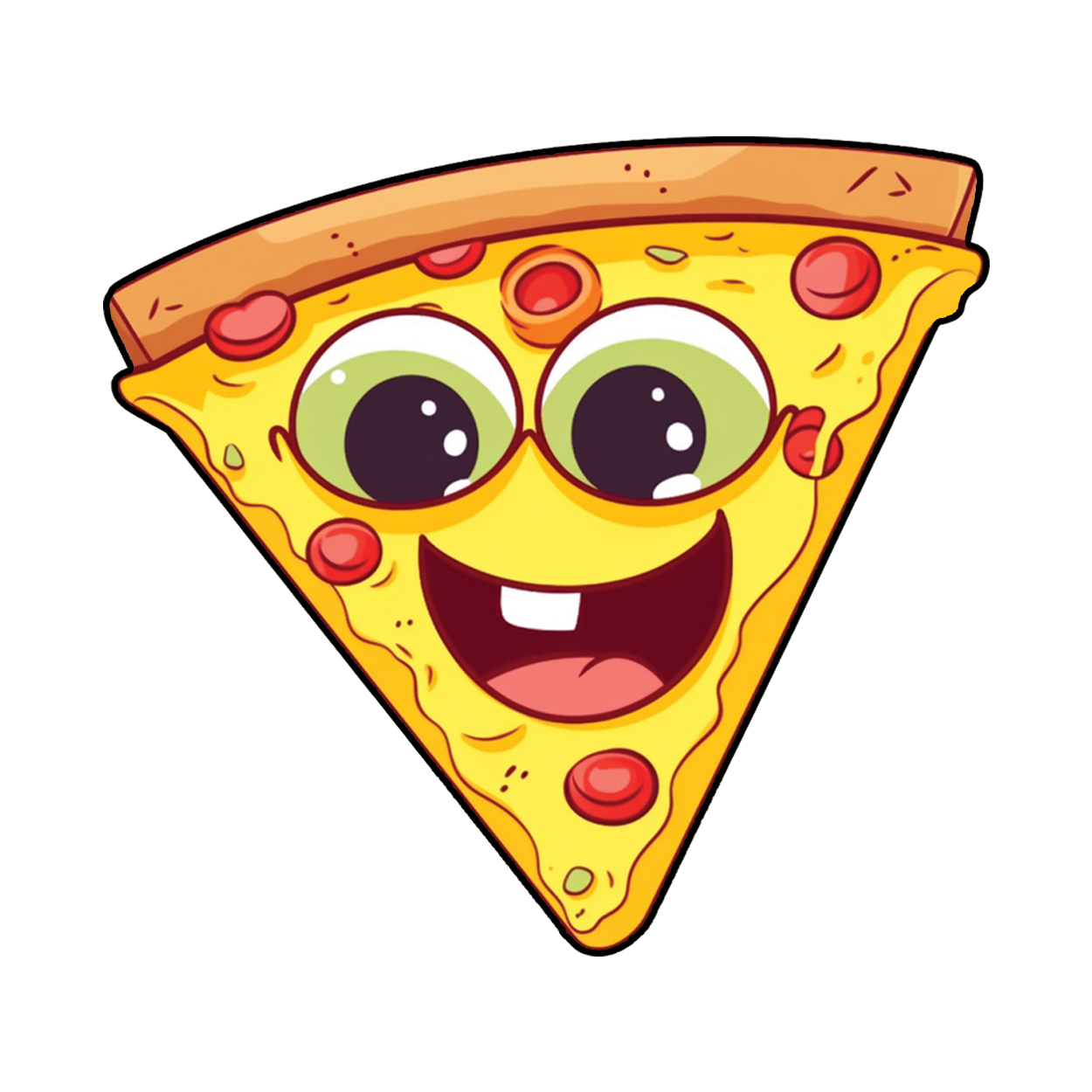 Pizza Party - Savor the joy of cheesy gatherings sticker