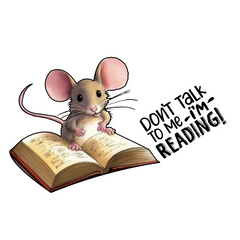 Bookworm Mouse - Reading Zone Stickers