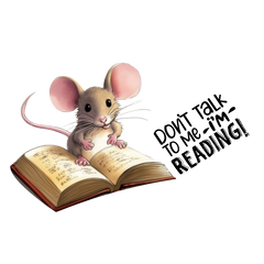 Bookworm Mouse - Reading Zone Stickers