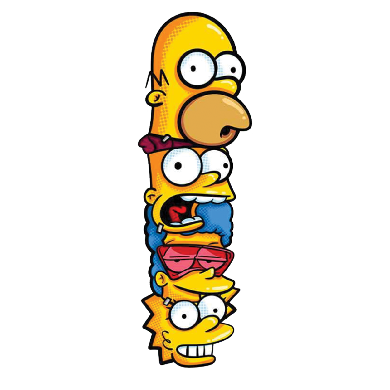 Eternal Optimism - Simpsons Stickers