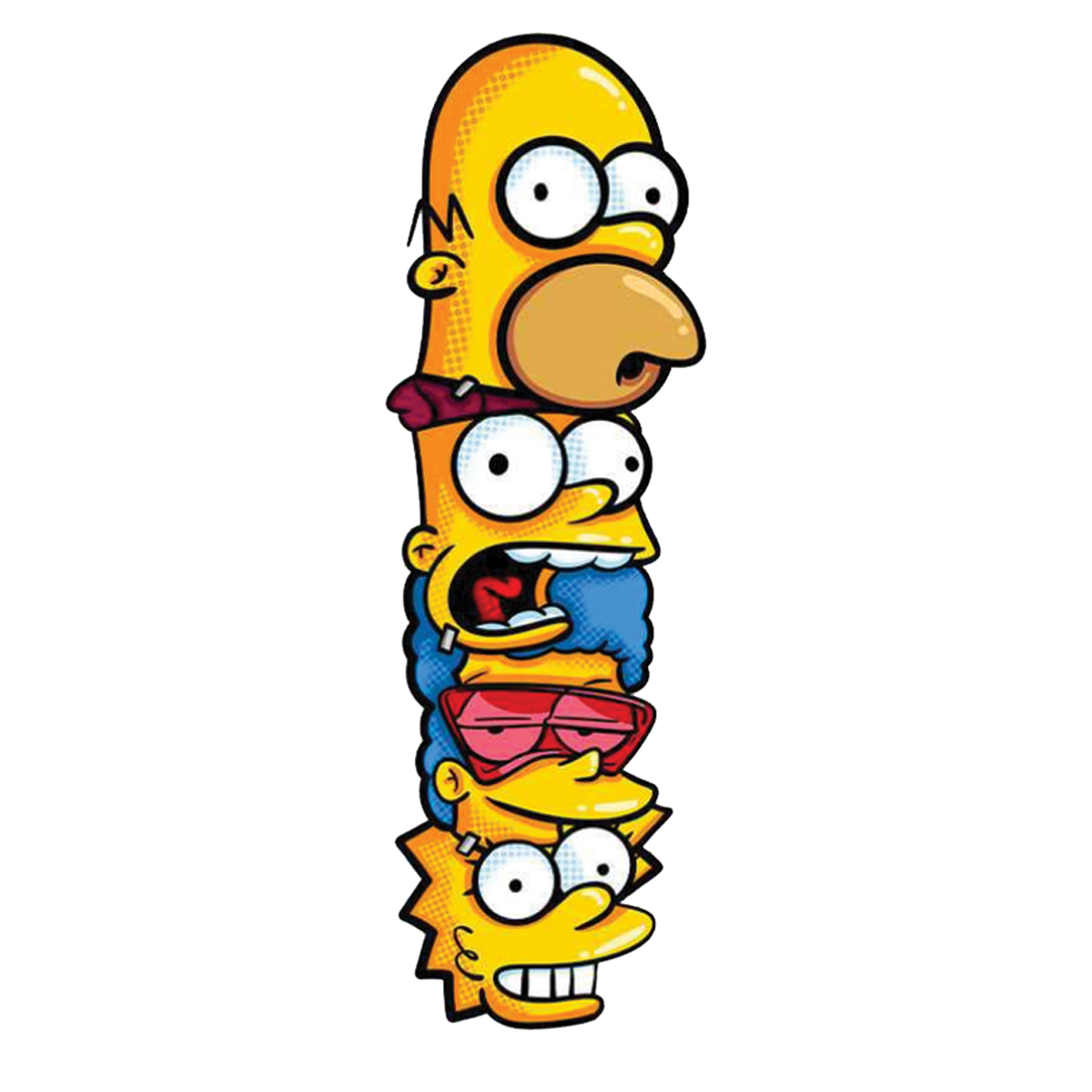 Eternal Optimism - Simpsons Stickers