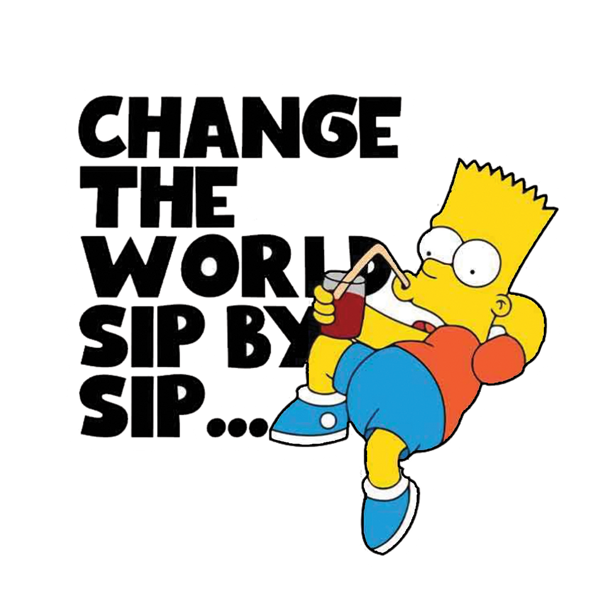 Simpson Sips - World-Changing Stickers