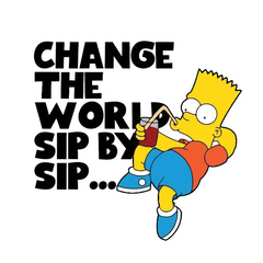 Simpson Sips - World-Changing Stickers