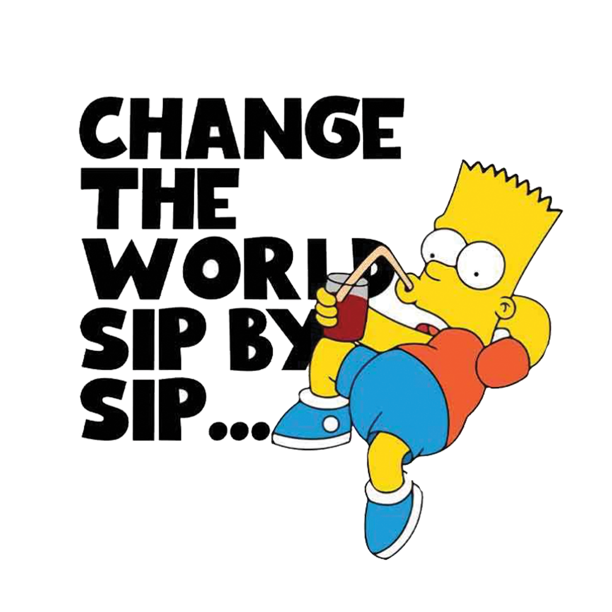 Simpson Sips - World-Changing Stickers