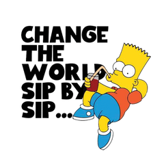 Simpson Sips - World-Changing Stickers