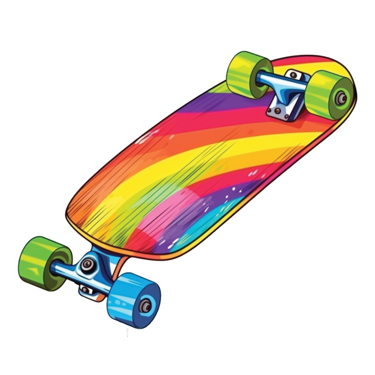 Skateboard - Ride with the boom of adrenaline sticker