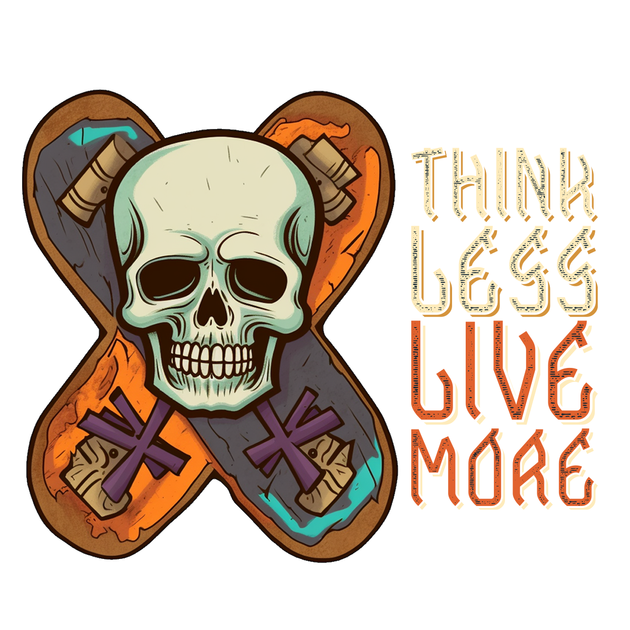 SkateLife Flow - Live More Stickers