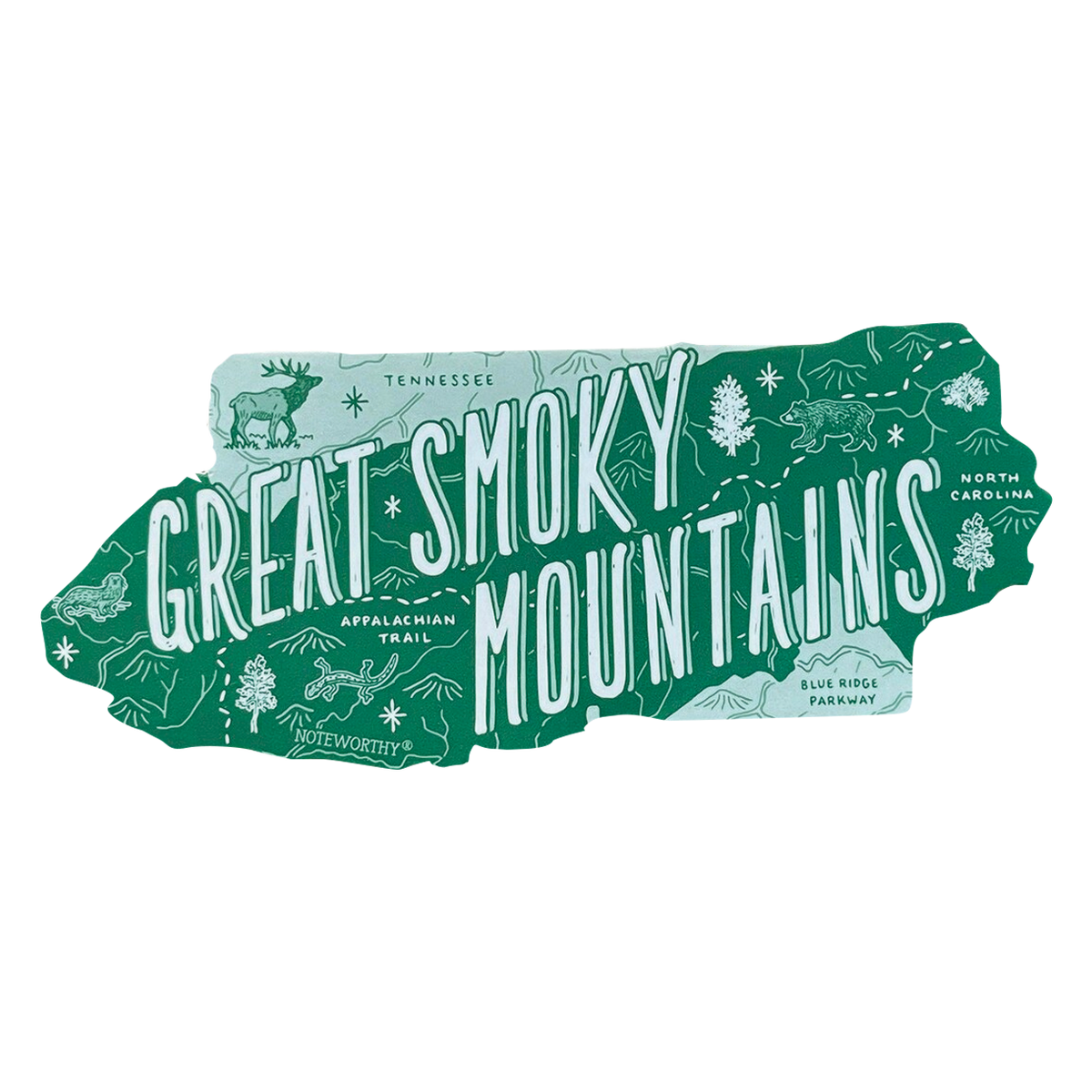 Smoky-mountain Elevation - Blue Ridge Legacy Stickers