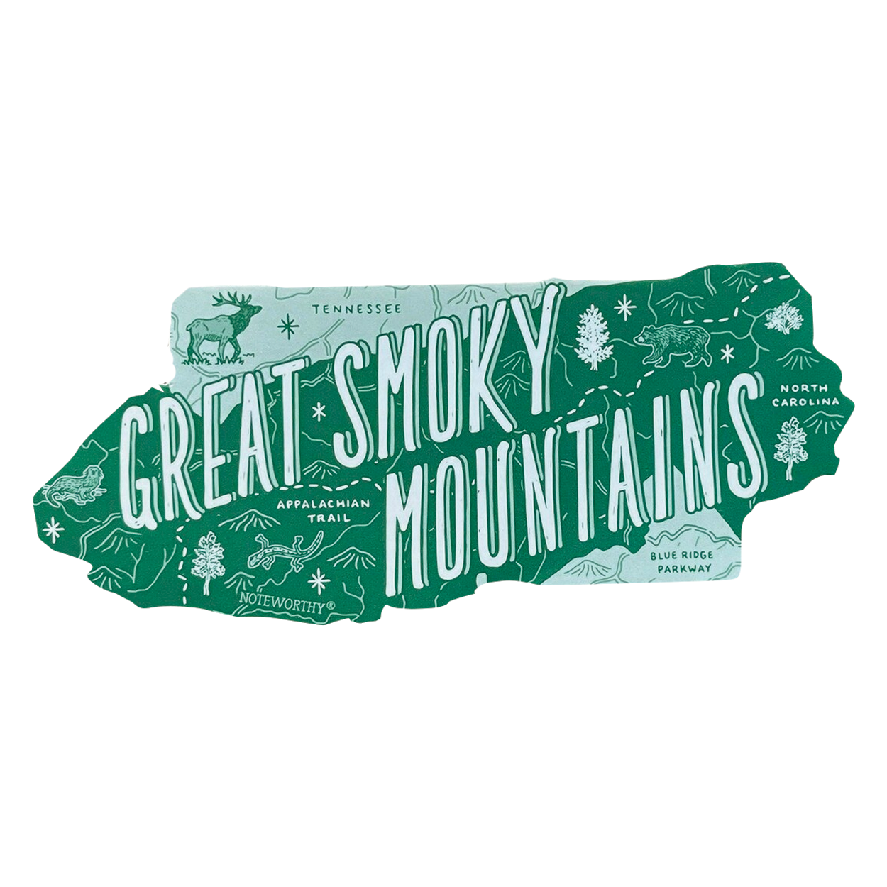 Smoky-mountain Elevation - Blue Ridge Legacy Stickers