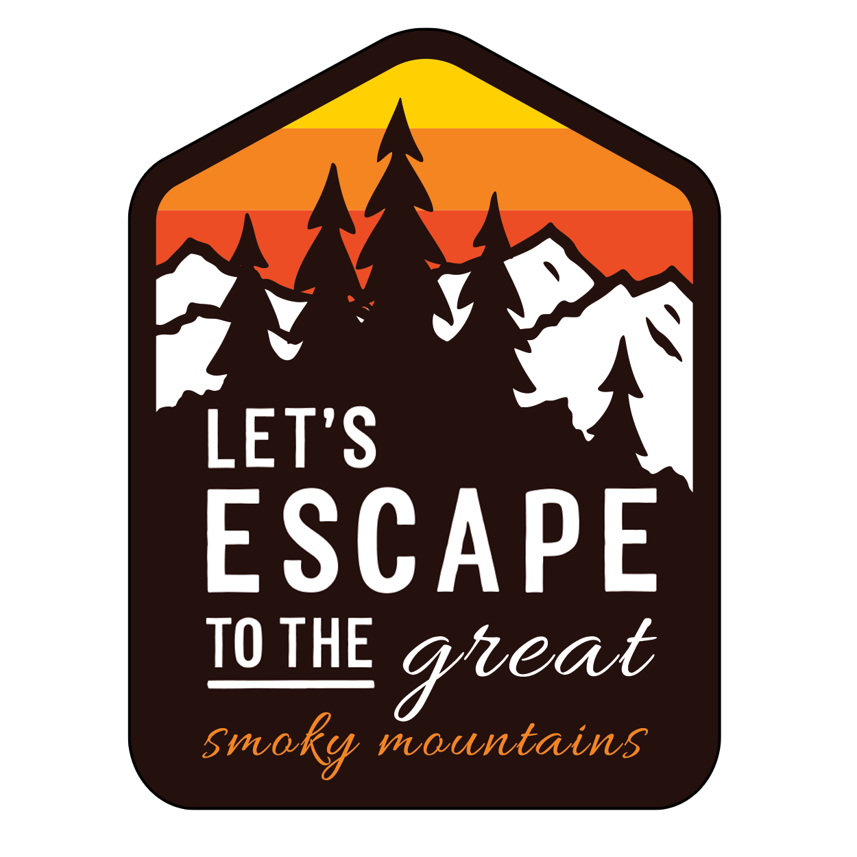 Smoky Ascent - Escape Endeavors Stickers