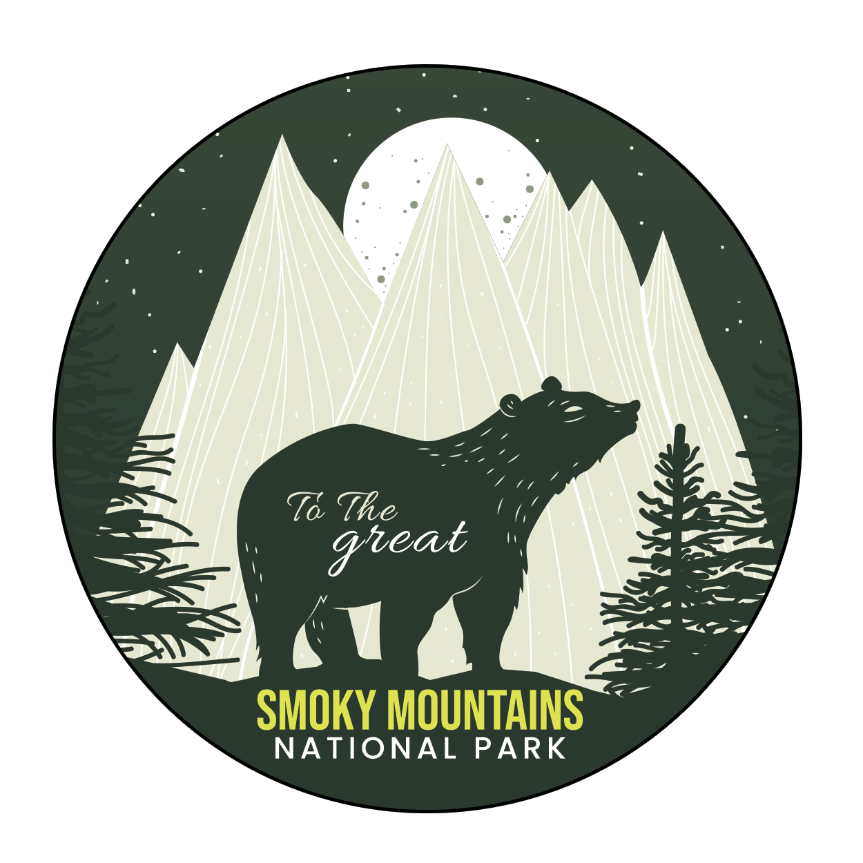 Smoky Horizon - National Park Odyssey Stickers