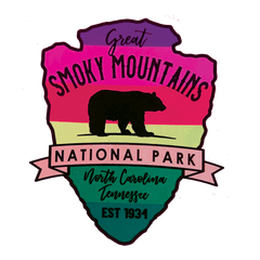 Smoky-mountain Legacy - Dual State Discovery 1934 Stickers