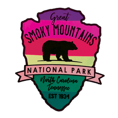 Smoky-mountain Legacy - Dual State Discovery 1934 Stickers