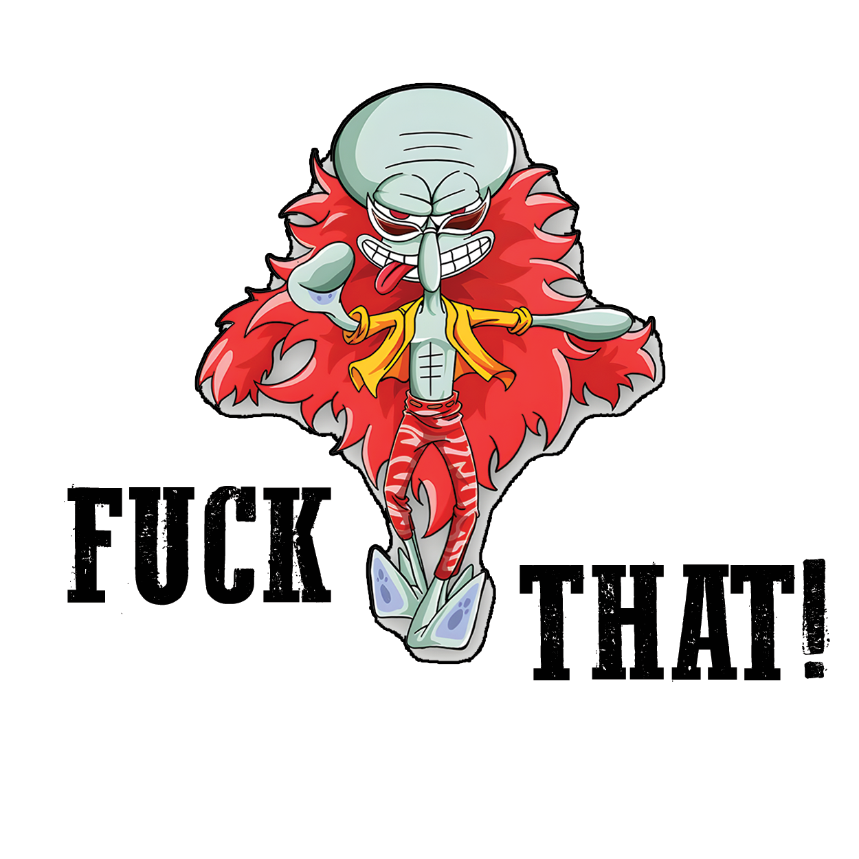 Squidward - Expressing the unfiltered truth sticker