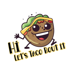 Taco - Let's 'taco' bout it sticker