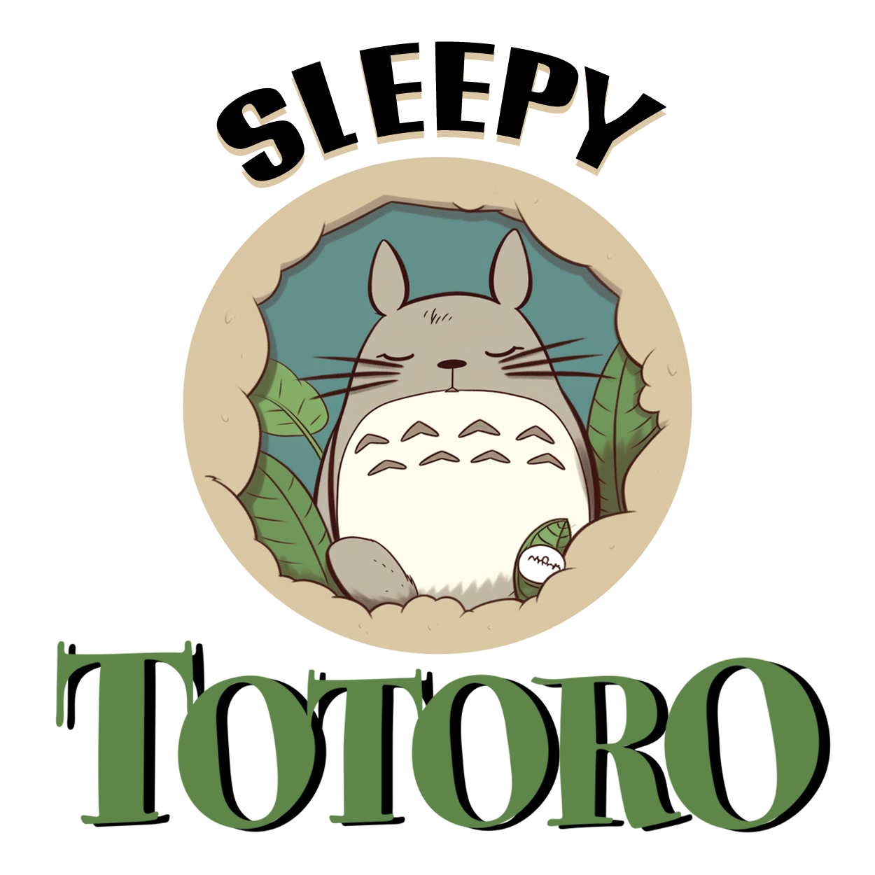 Totoro - Dream in the world of Totoro sticker