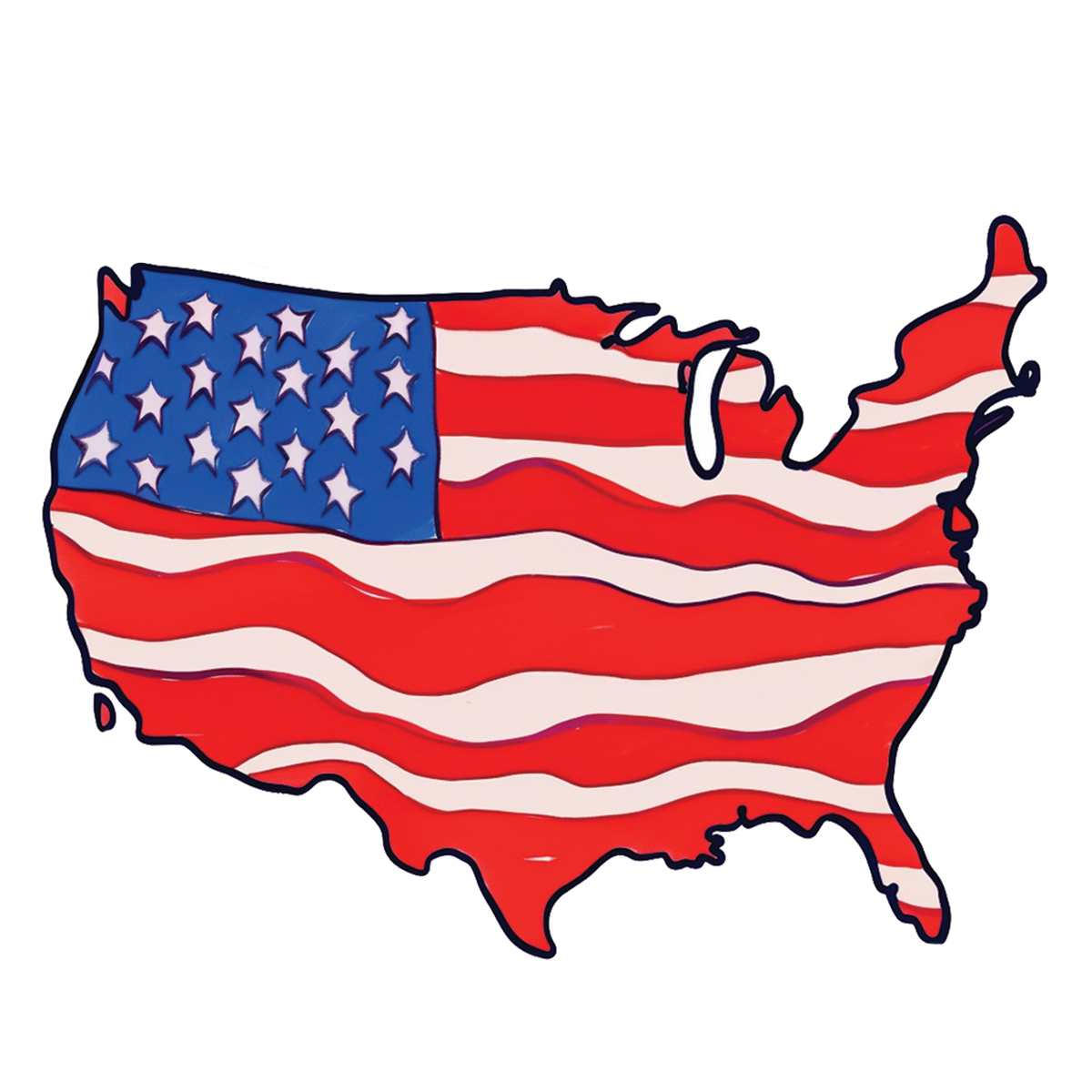 United States - From sea to shining sea sticker