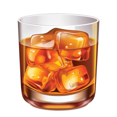 Whiskey on the Rocks - Savor the frisky side of whiskey sticker