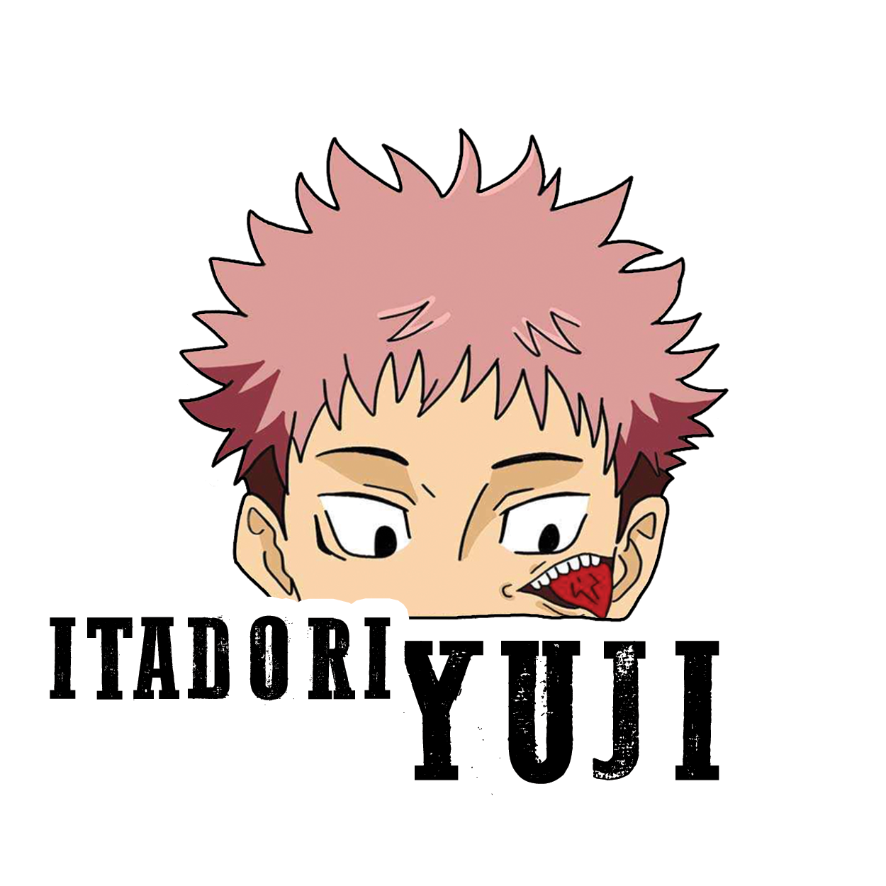 Yuji - Embrace the strength of Itadori Yuji sticker