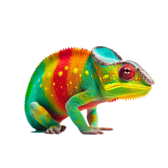 Colorful Rarity - Chameleon Stickers